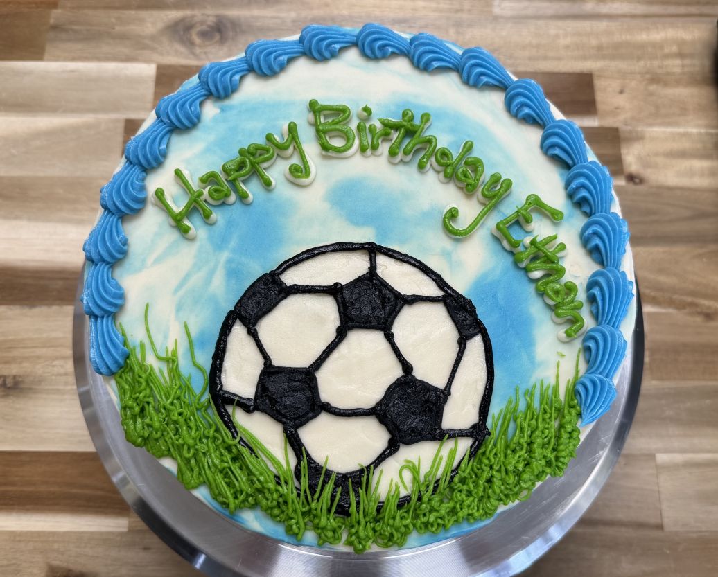 Soccer Theme Cake